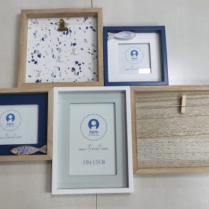 MULTIPORTAFOTOS MADERA ESTILO MARINERO