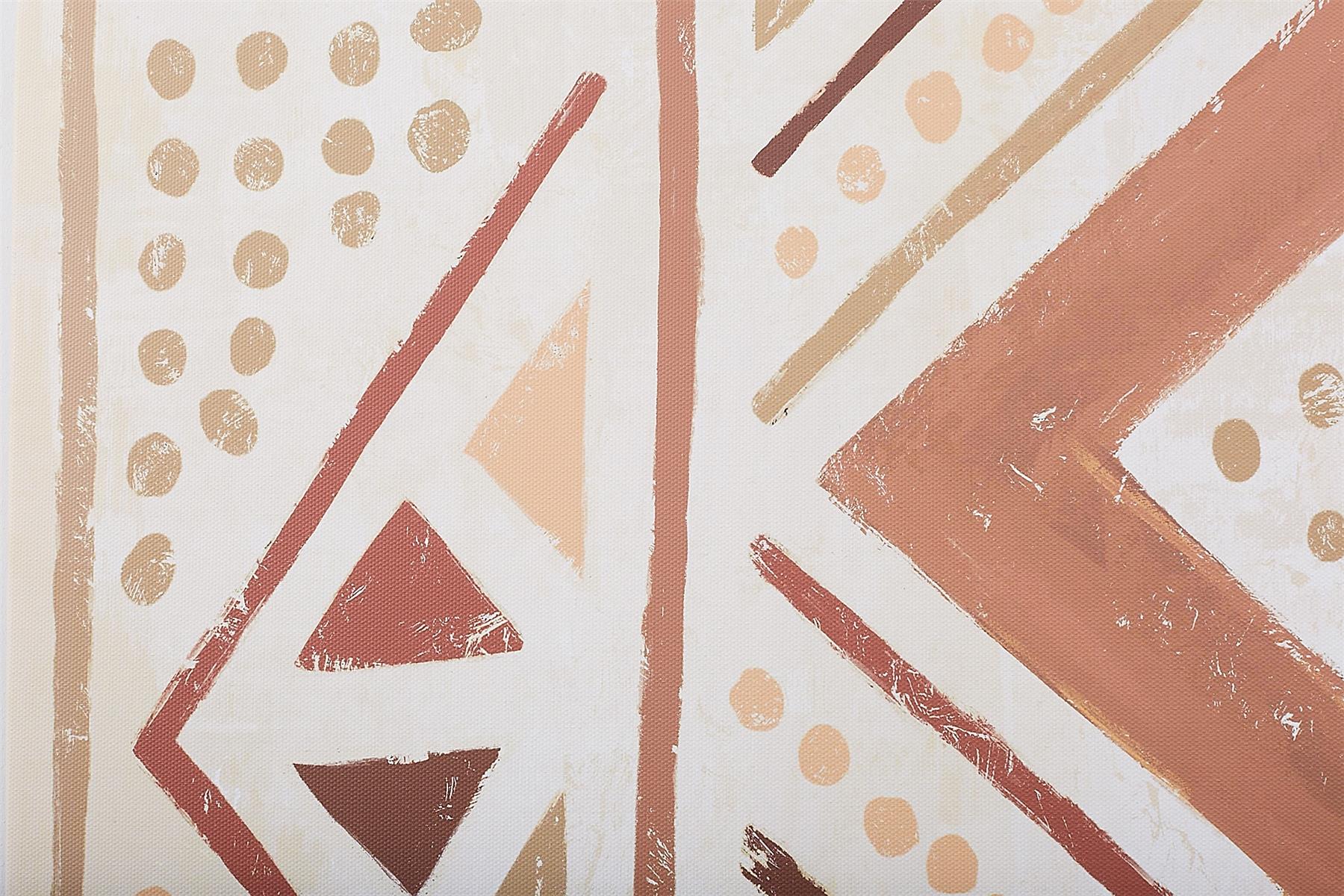 Cuadro abstracto boho en tonos tierra 70 × 100 cm - Imagen 4