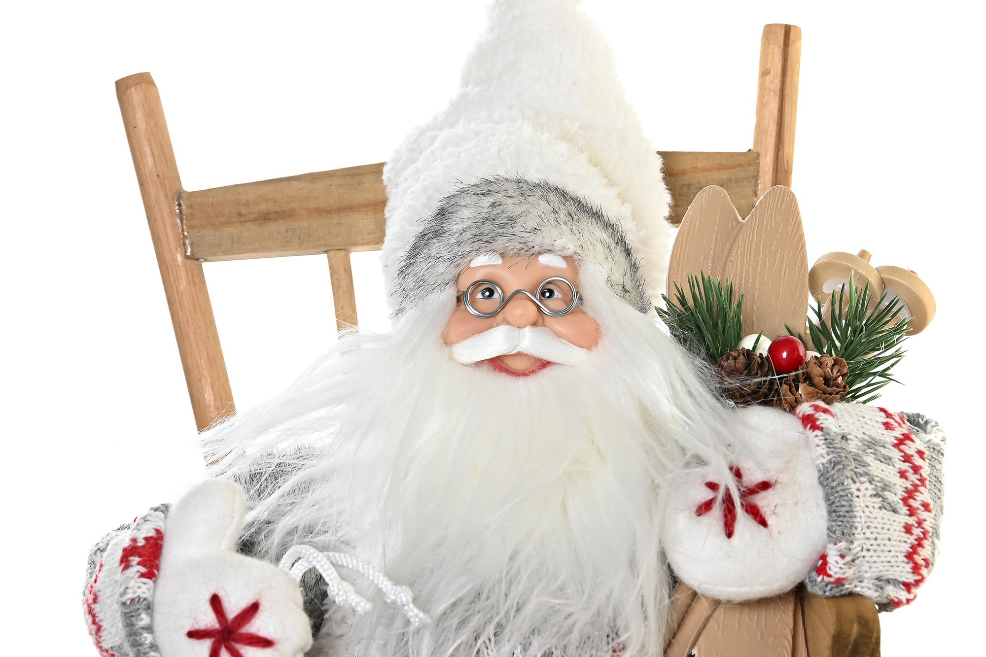 Papá Noel sentado en mecedora - Imagen 3