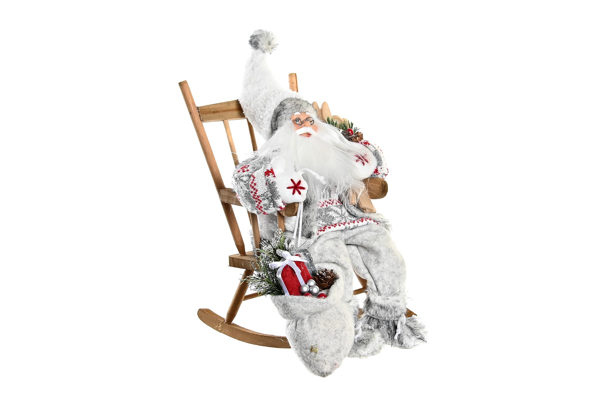 Papá Noel sentado en mecedora - Imagen 2