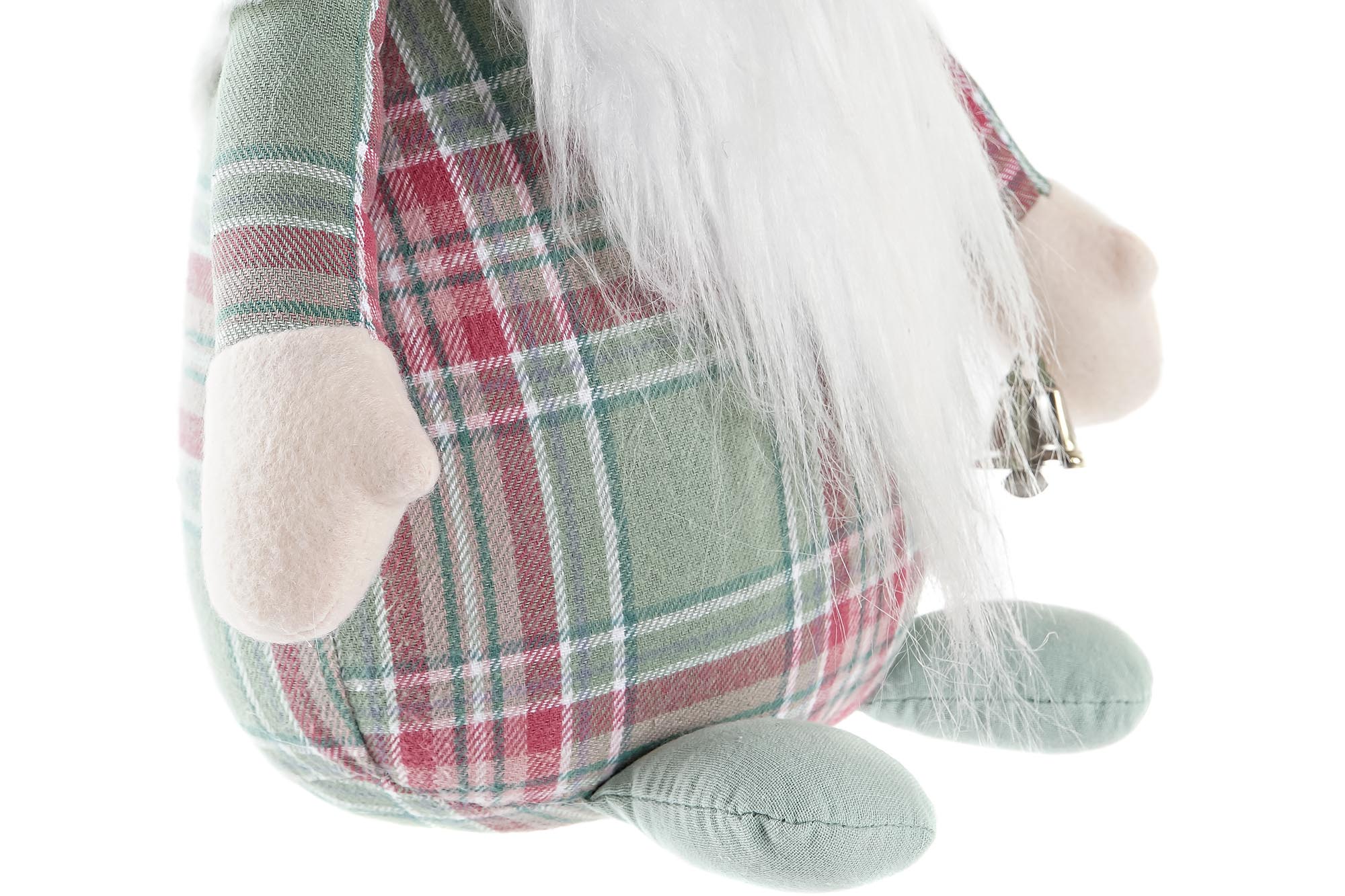 Gnomo de Navidad de peluche turquesa, 53 cm - Imagen 4