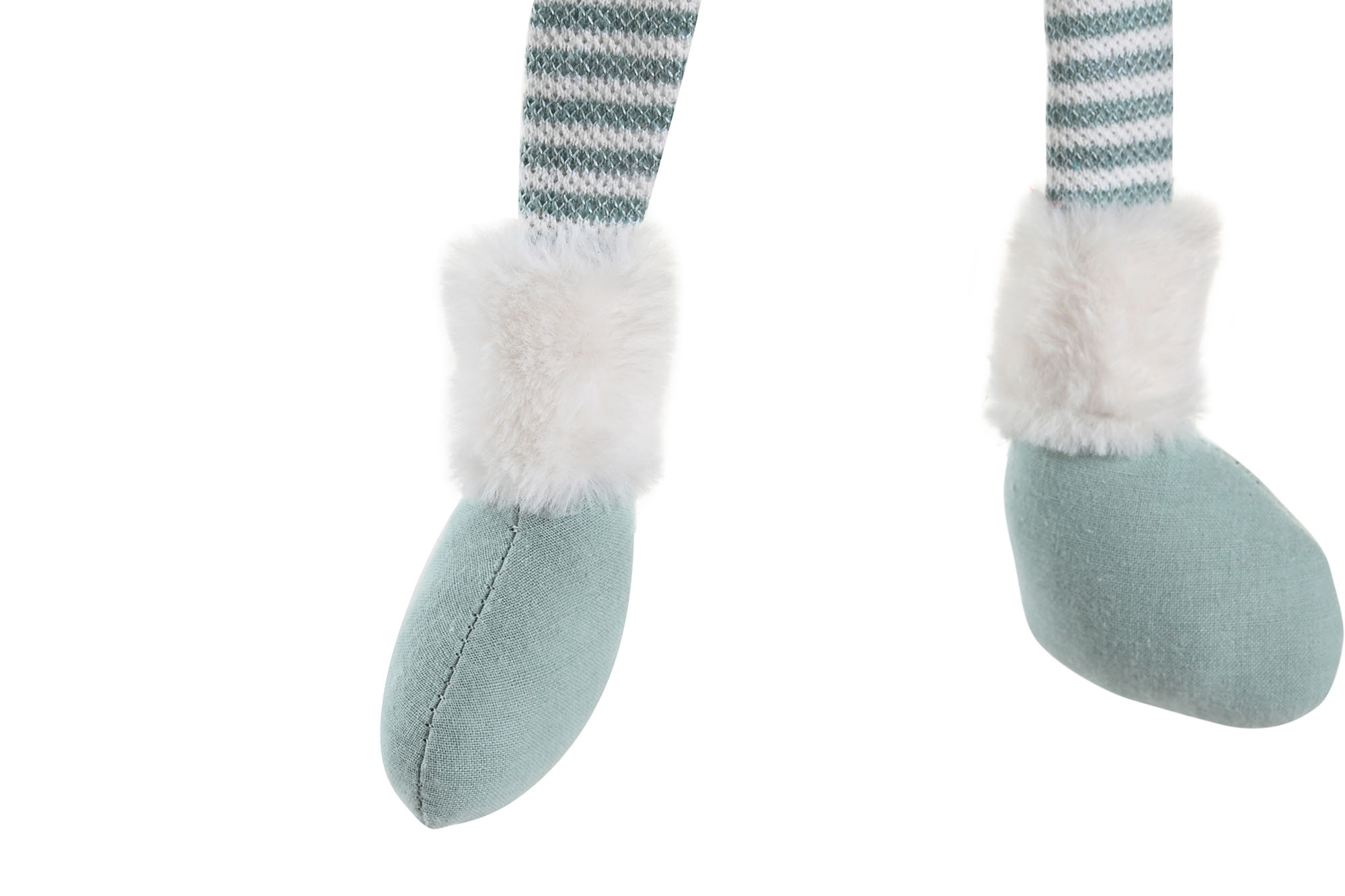 Gnomo de Navidad verde menta de patas largas - Imagen 3